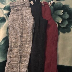 Cat & Jack Kids Jogger Set - Gray, Black, and Burgundy